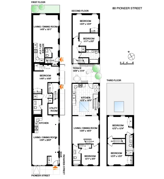 Unit for sale at 80 PIONEER Street, Brooklyn, NY 11231