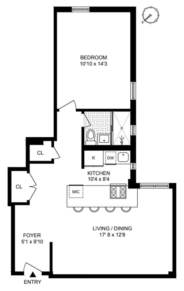 Unit for sale at 400 W 58TH Street, Manhattan, NY 10019