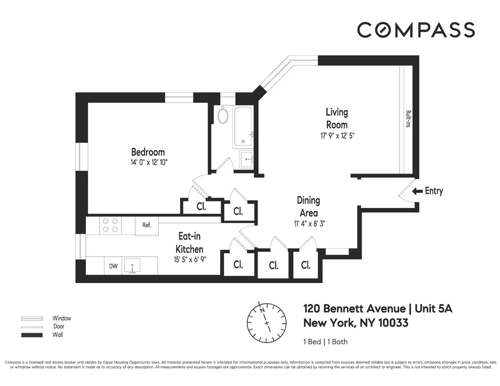 Unit for sale at 120 Bennett Avenue, Manhattan, NY 10033