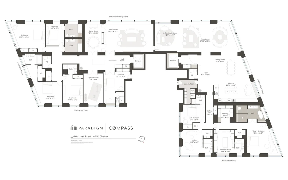 Unit for sale at 551 W 21st Street, Manhattan, NY 10011