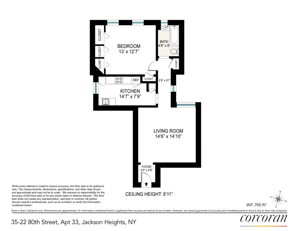 Unit for sale at 35-22 80TH Street, Queens, NY 11372