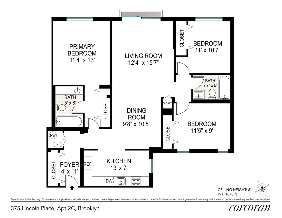 Unit for sale at 375 LINCOLN Place, Brooklyn, NY 11238