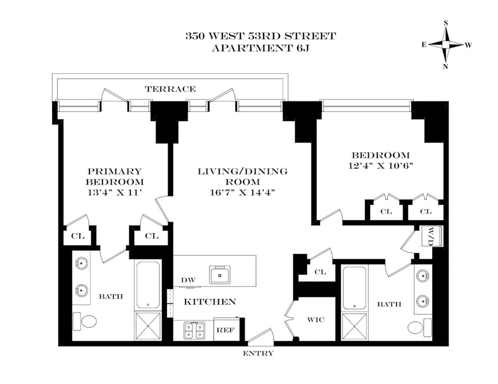 Unit for sale at 350 W 53RD Street, Manhattan, NY 10019