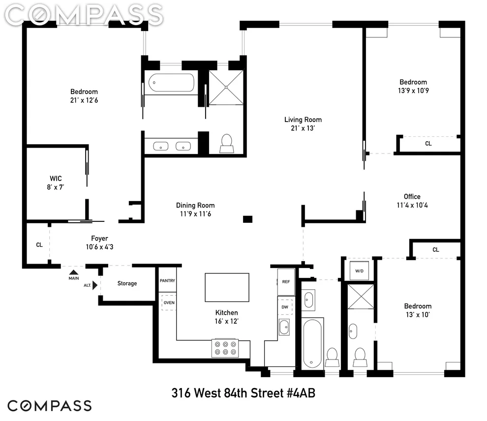 Unit for sale at 316 W 84th Street, Manhattan, NY 10024