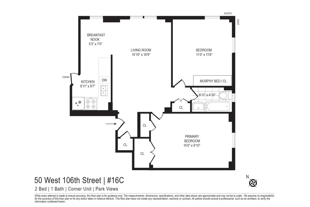 Unit for sale at 50 W 106th Street, Manhattan, NY 10025