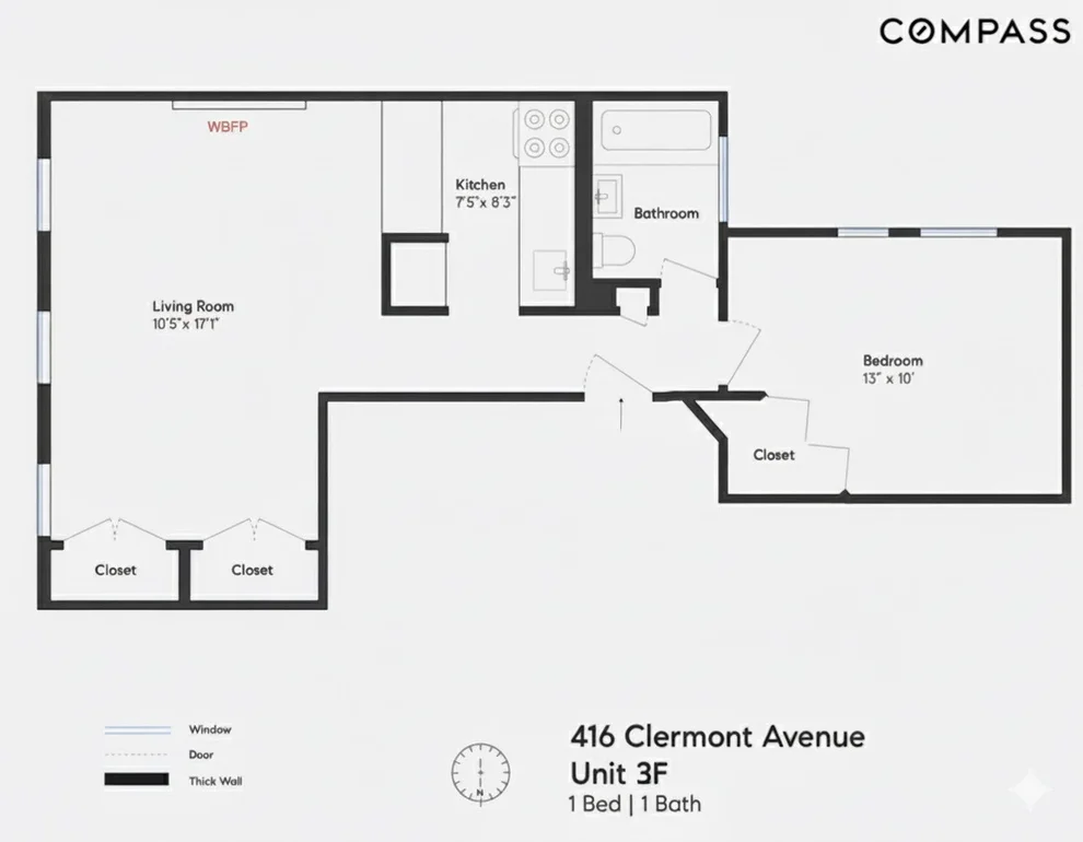 Unit for sale at 416 Clermont Avenue, Brooklyn, NY 11238