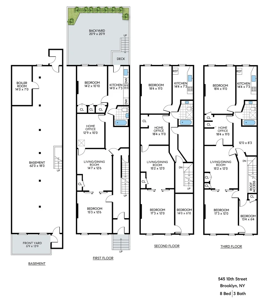 Unit for sale at 545 10th Street, Brooklyn, NY 11215