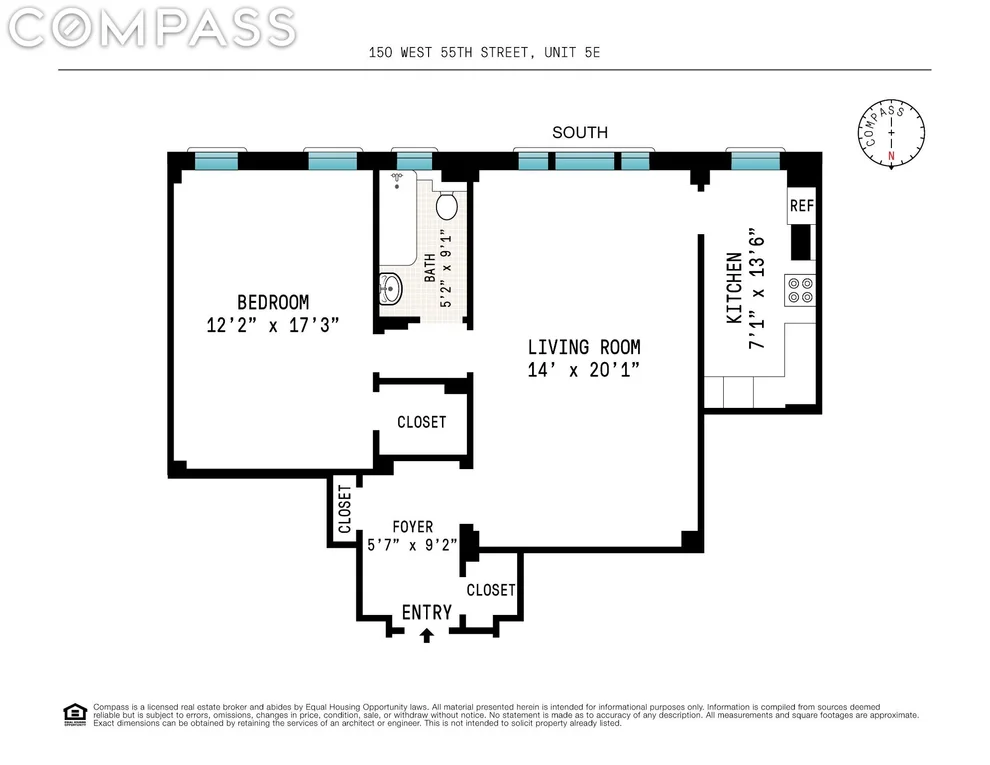 Unit for sale at 150 W 55th Street, Manhattan, NY 10019