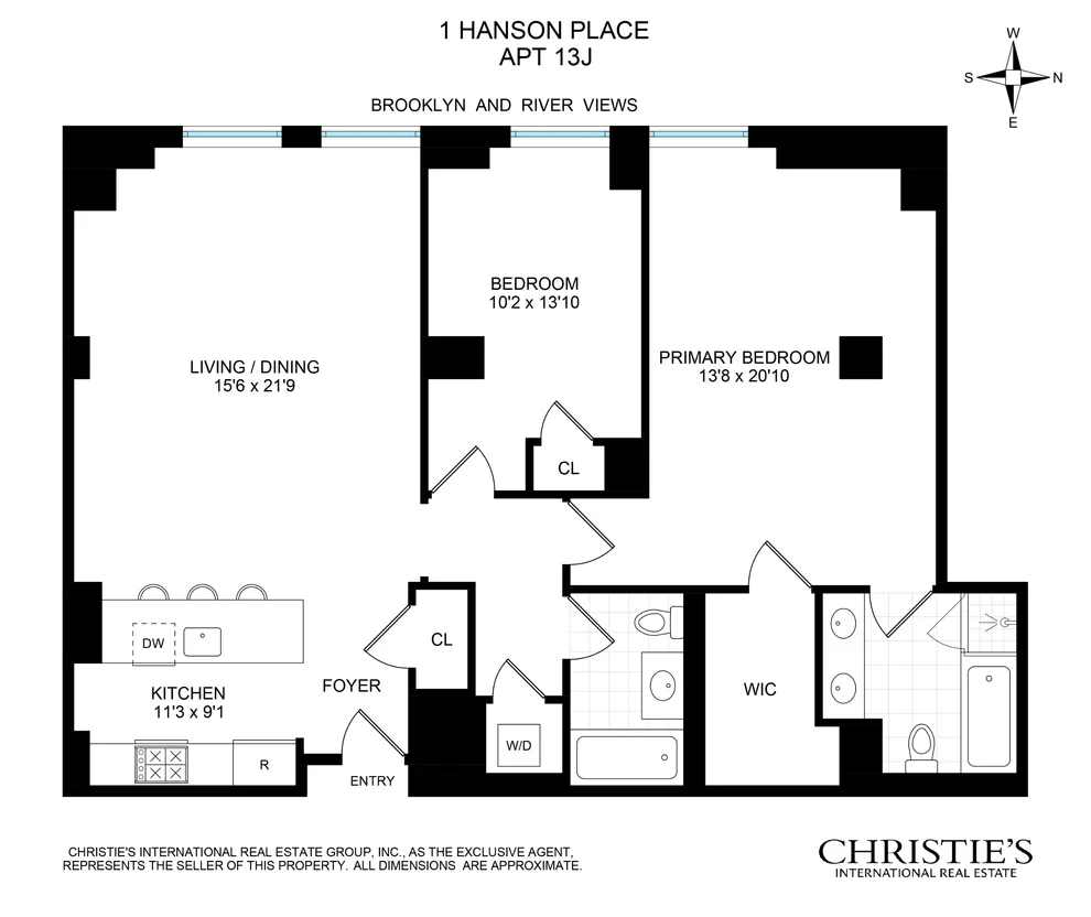 Unit for sale at 1 HANSON Place, Brooklyn, NY 11217