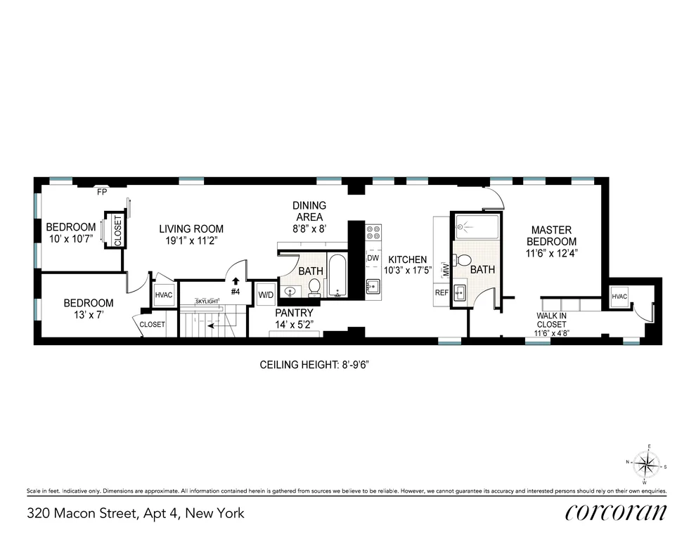 Unit for sale at 320 Macon Street, Brooklyn, NY 11216