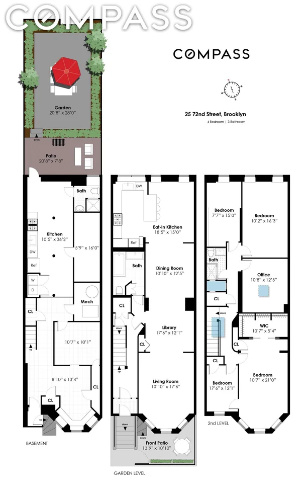 Unit for sale at 25 72nd Street, Brooklyn, NY 11209