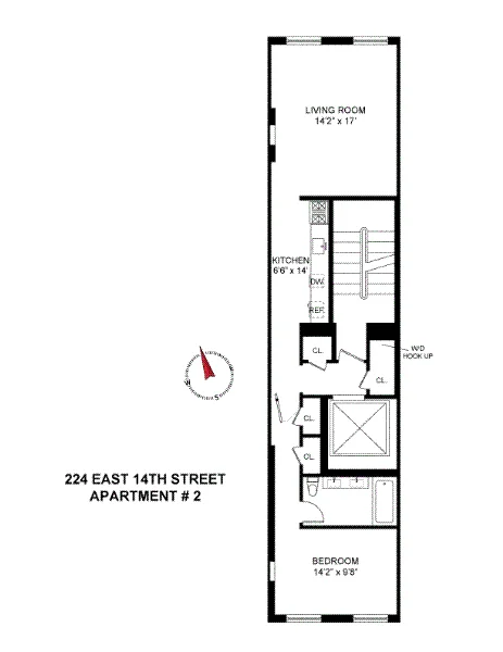 Unit for sale at 224 E 14TH Street, Manhattan, NY 10003