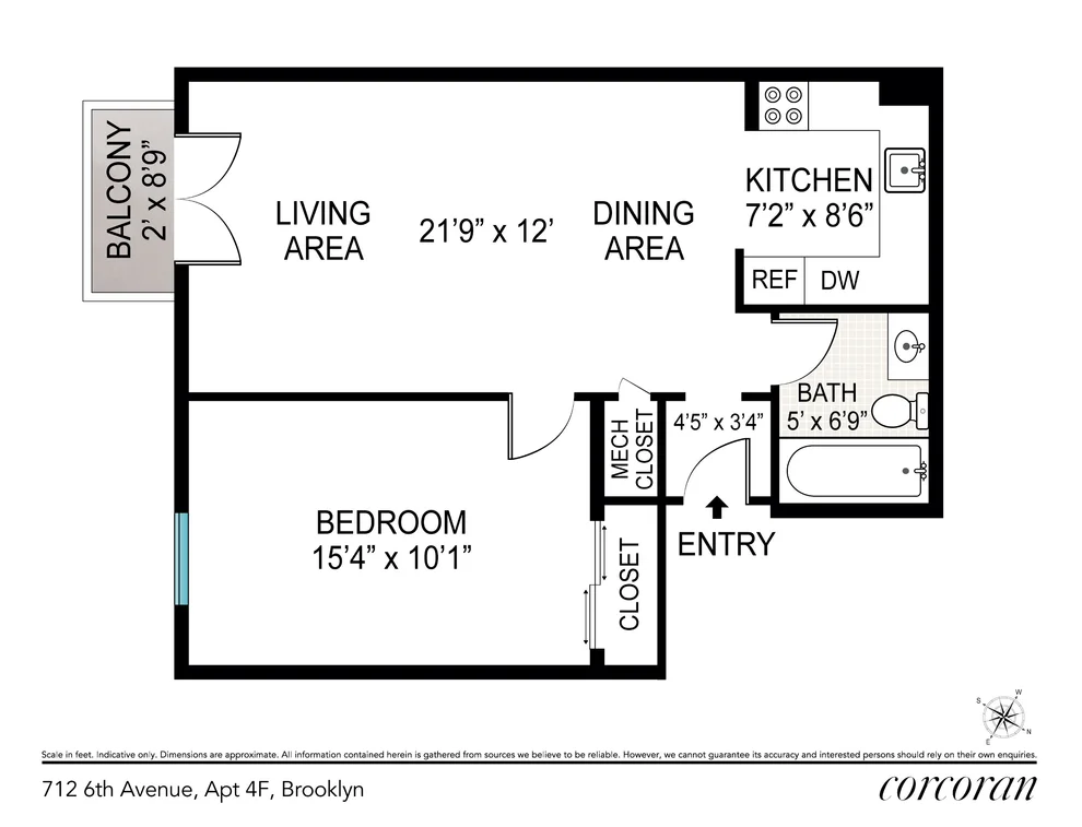Unit for sale at 712 6th Avenue, Brooklyn, NY 11215