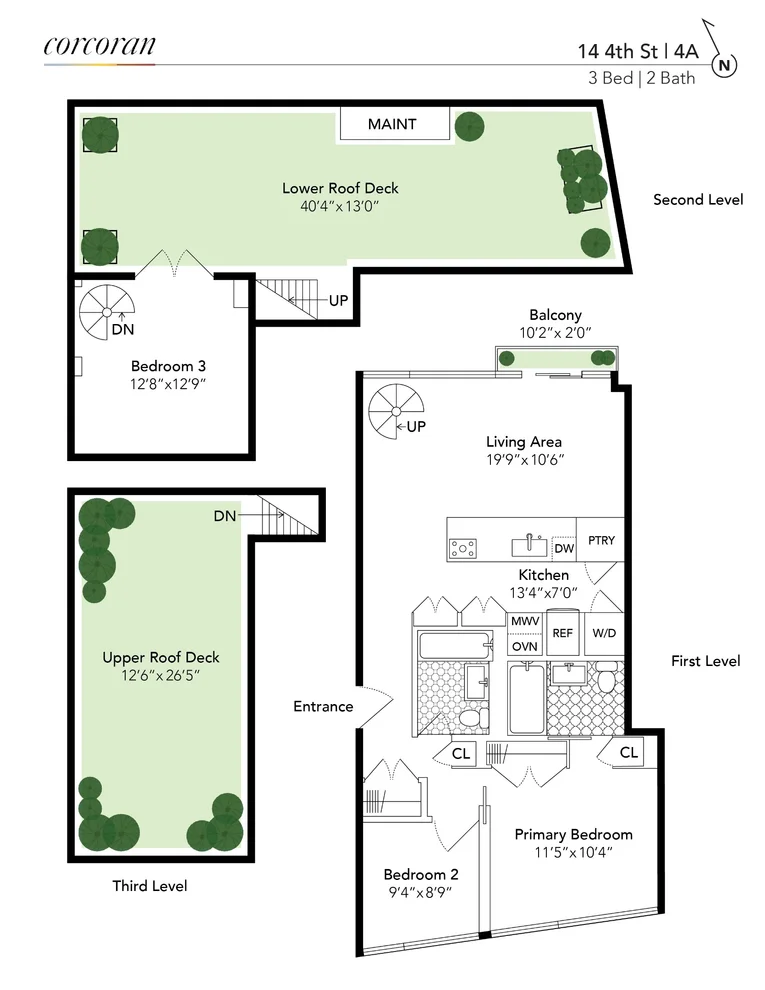 Unit for sale at 14 4TH Street, Brooklyn, NY 11231