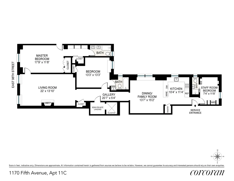 Unit for sale at 1170 5TH Avenue, Manhattan, NY 10029