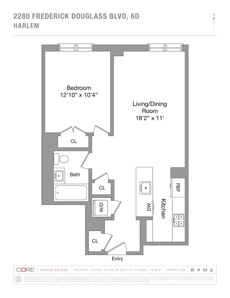 Unit for sale at 2280 FREDERICK DOUGLASS Boulevard, Manhattan, NY 10027