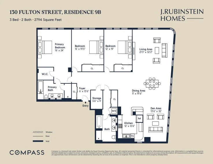 Unit for sale at 130 Fulton Street, Manhattan, NY 10038