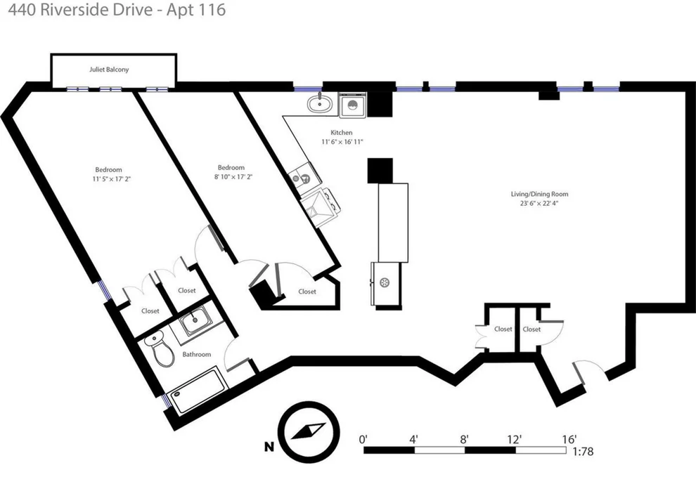 Unit for sale at 440 RIVERSIDE Drive, Manhattan, NY 10027