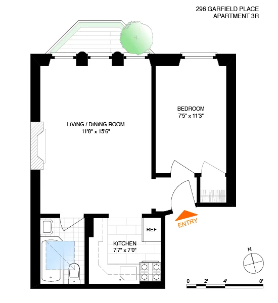 Unit for sale at 296 GARFIELD Place, Brooklyn, NY 11215