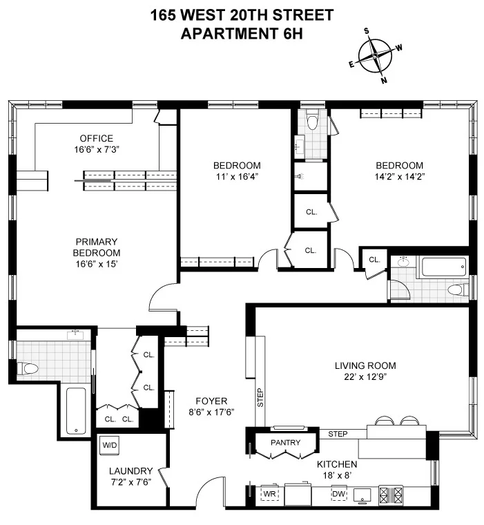 Unit for sale at 165 W 20TH Street, Manhattan, NY 10011