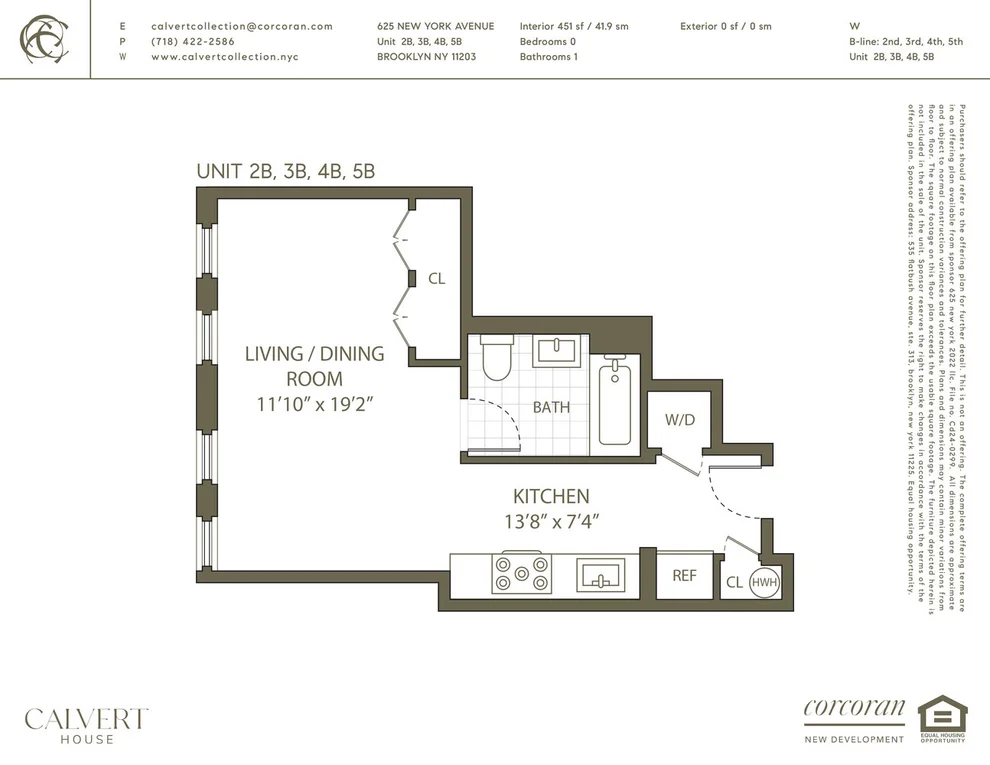 Unit for sale at 625 NEW YORK Avenue, Brooklyn, NY 11203