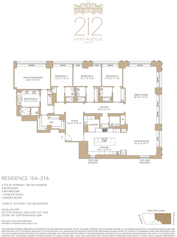 Unit for sale at 212 5TH Avenue, Manhattan, NY 10010