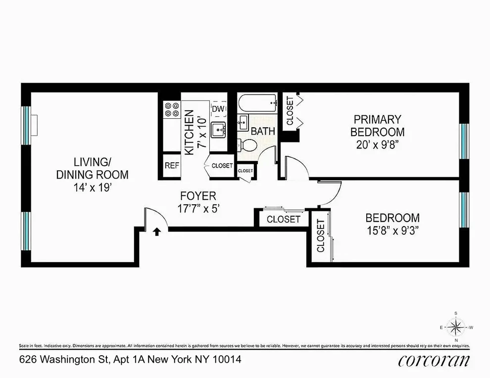 Unit for sale at 626 WASHINGTON Street, Manhattan, NY 10014