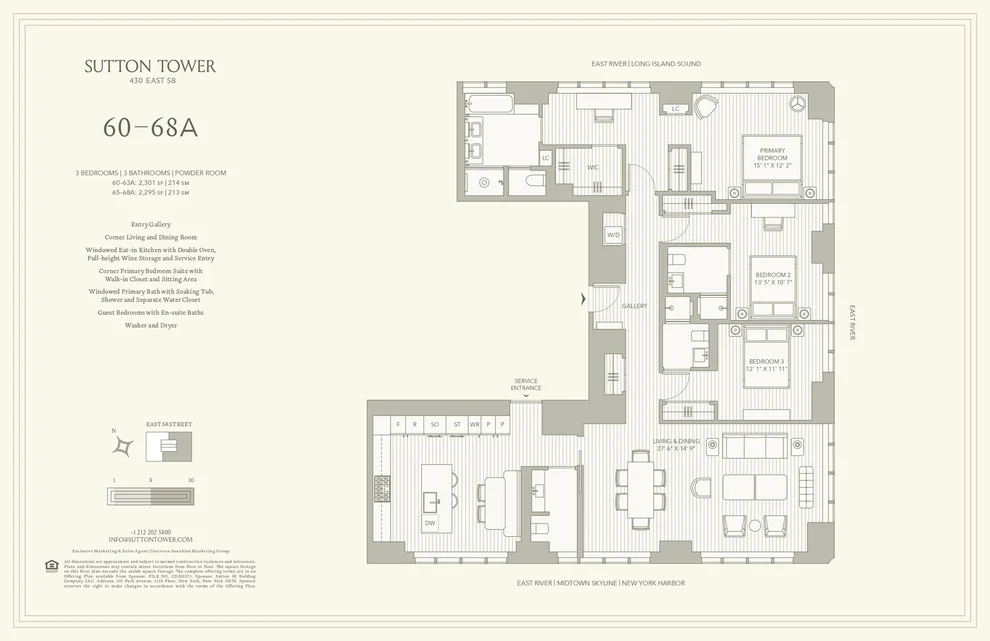 Unit for sale at 430 E 58TH Street, Manhattan, NY 10022