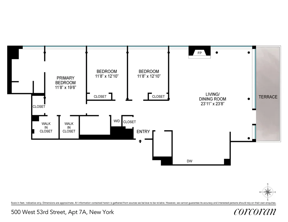 Unit for sale at 500 W 53RD Street, Manhattan, NY 10019