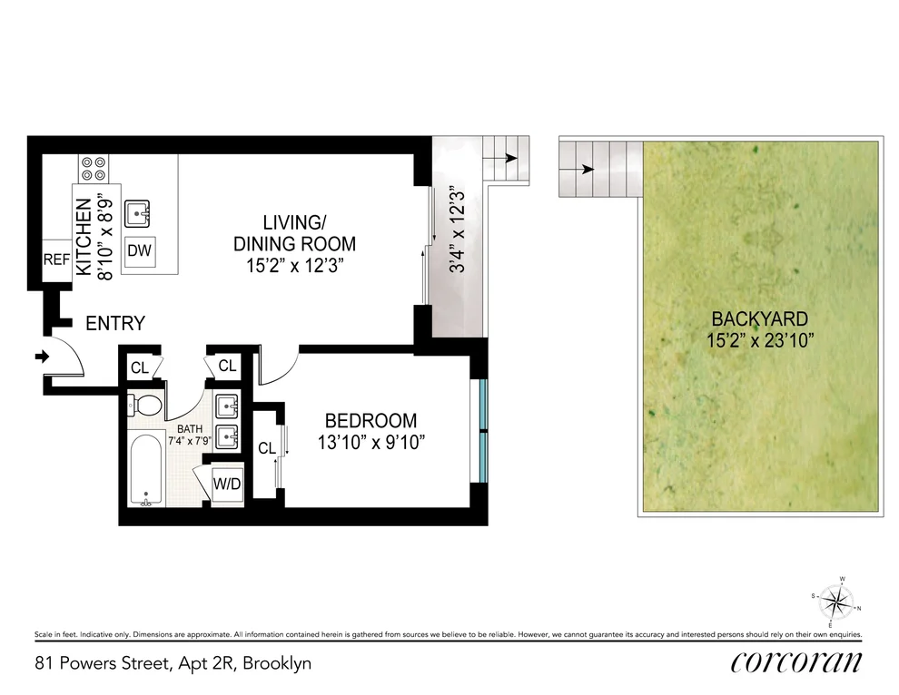Unit for sale at 81 Powers Street, Brooklyn, NY 11211