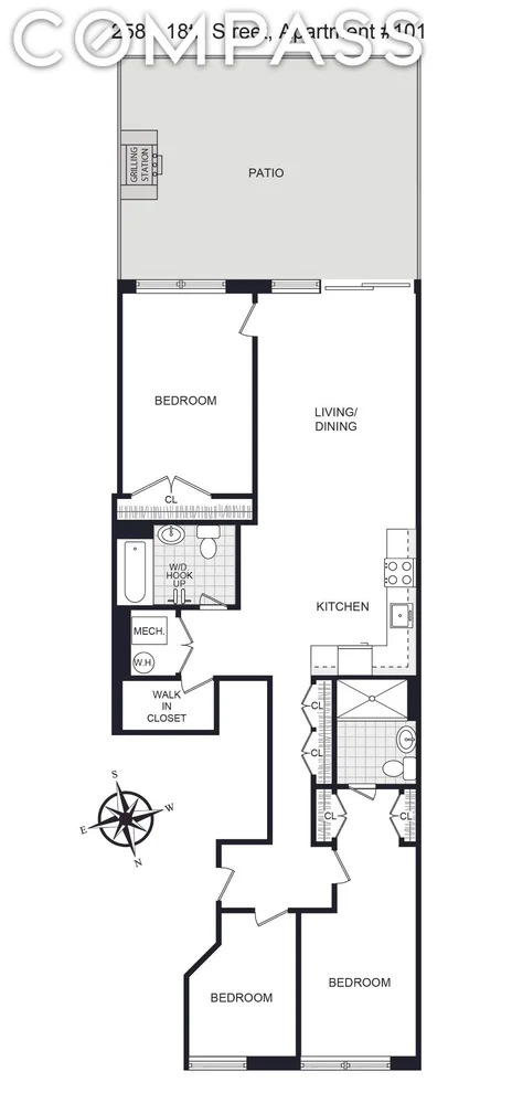 Unit for sale at 258A 18th Street, Brooklyn, NY 11215