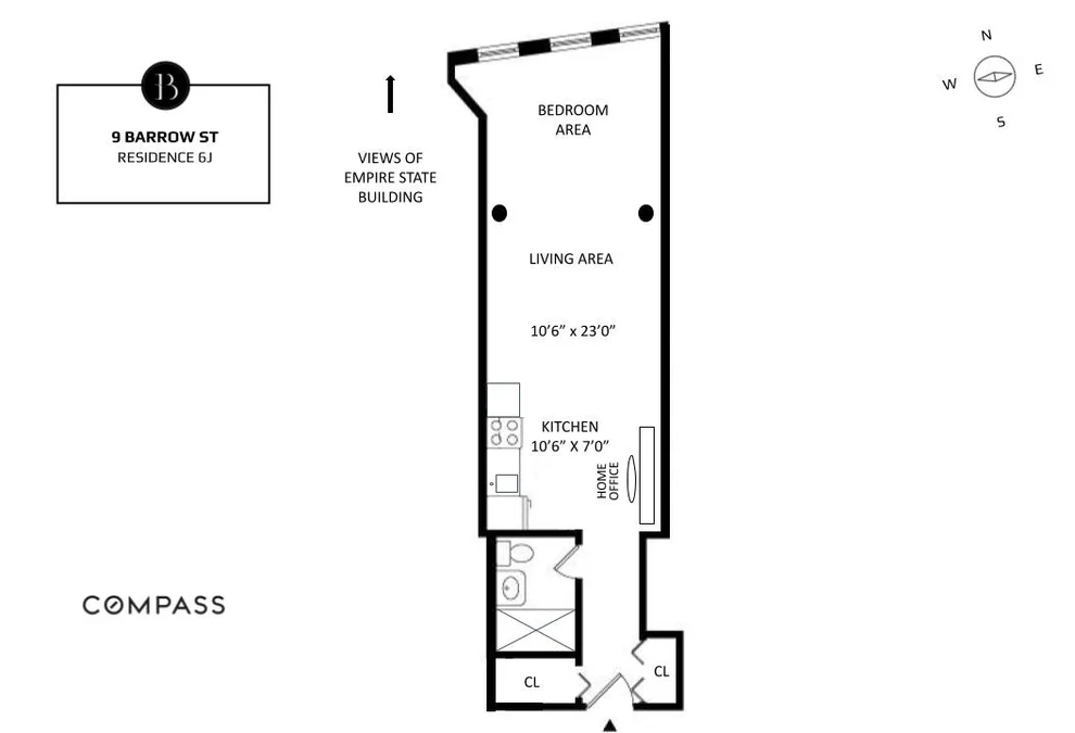Unit for sale at 9 Barrow Street, Manhattan, NY 10014