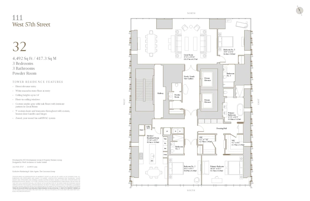 Unit for sale at 111 W 57TH Street, Manhattan, NY 10019