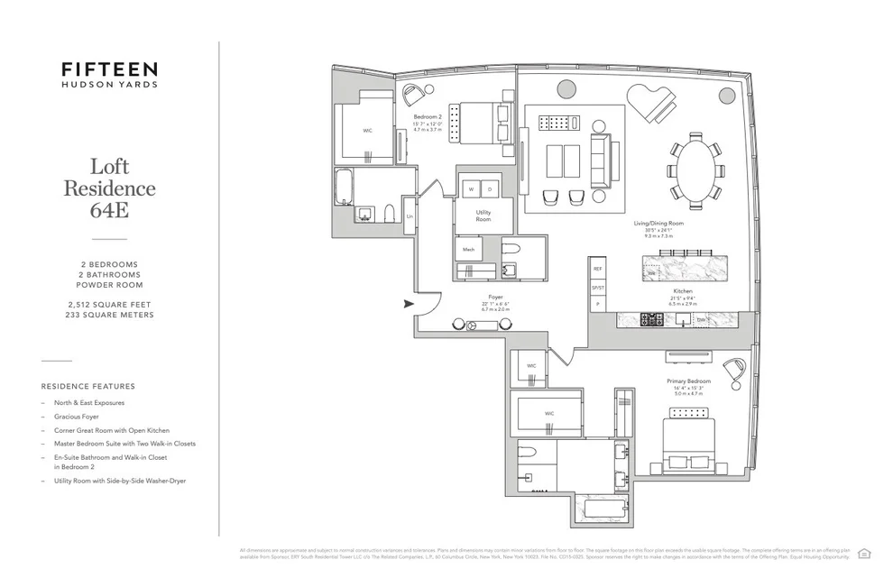 Unit for sale at 15 Hudson Yards, Manhattan, NY 10001