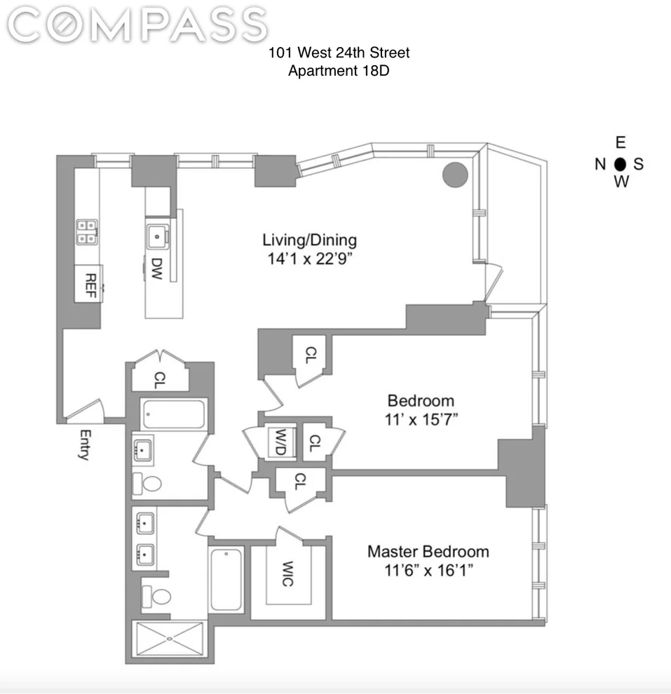 Unit for sale at 101 W 24th Street, Manhattan, NY 10011