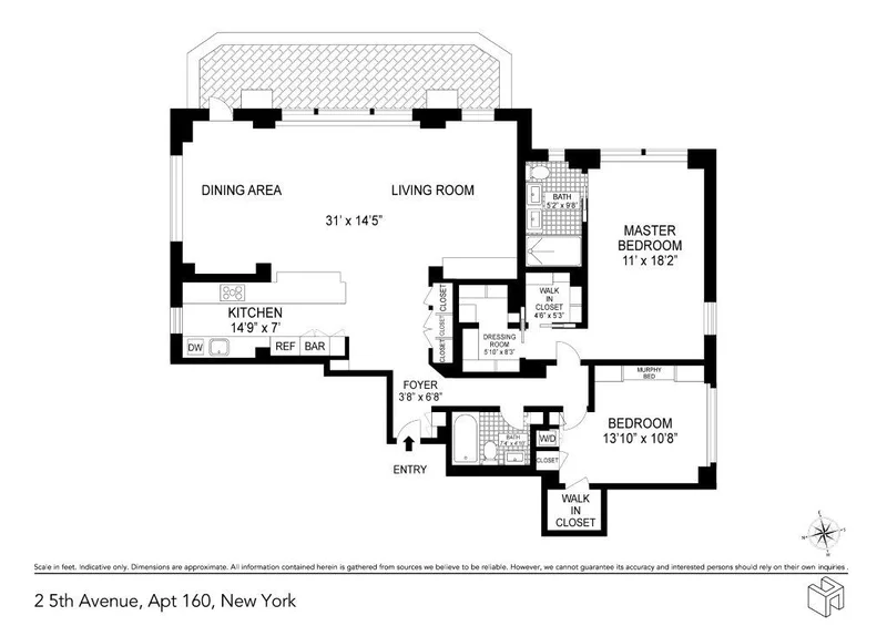 Unit for sale at 2 5TH Avenue, Manhattan, NY 10011