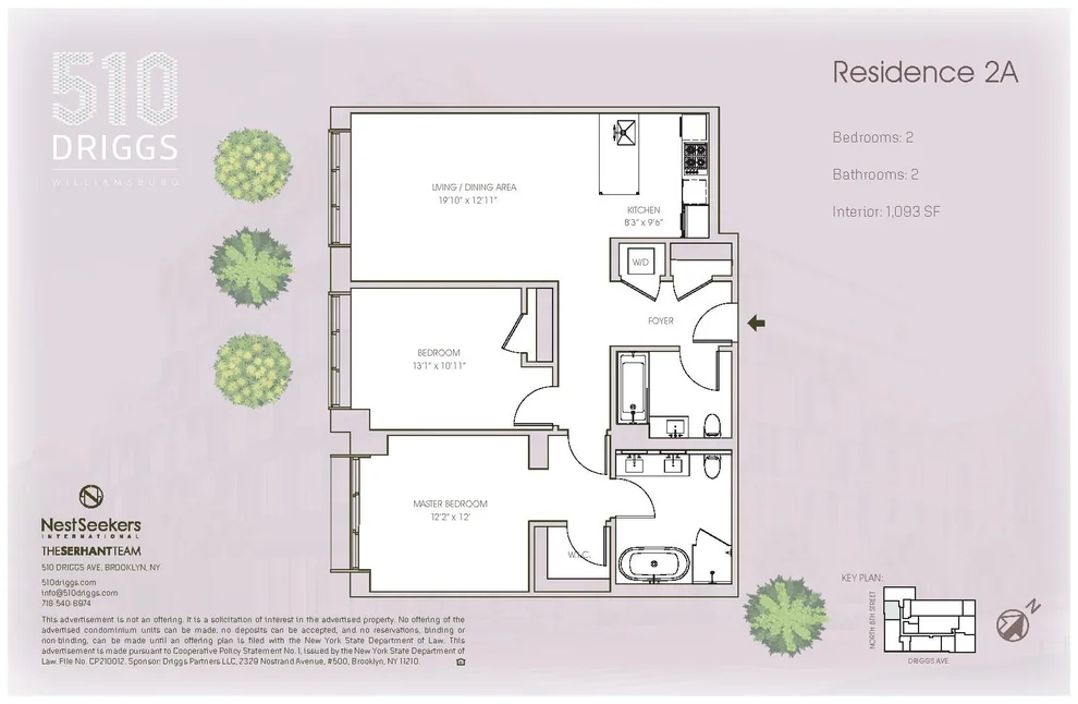 Unit for sale at 510 Driggs Avenue, Brooklyn, NY 11211