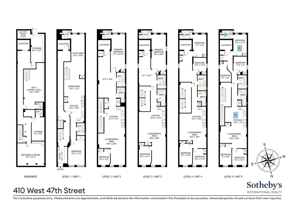 Unit for sale at 410 W 47th Street, Manhattan, NY 10036