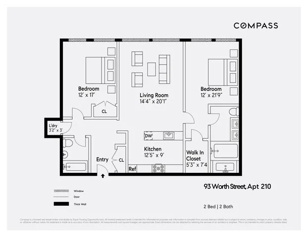 Unit for sale at 93 Worth Street, Manhattan, NY 10013