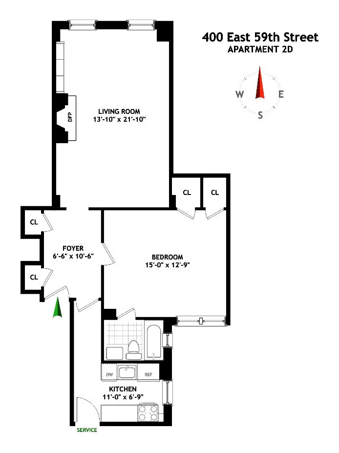 Unit for sale at 400 E 59TH Street, Manhattan, NY 10022