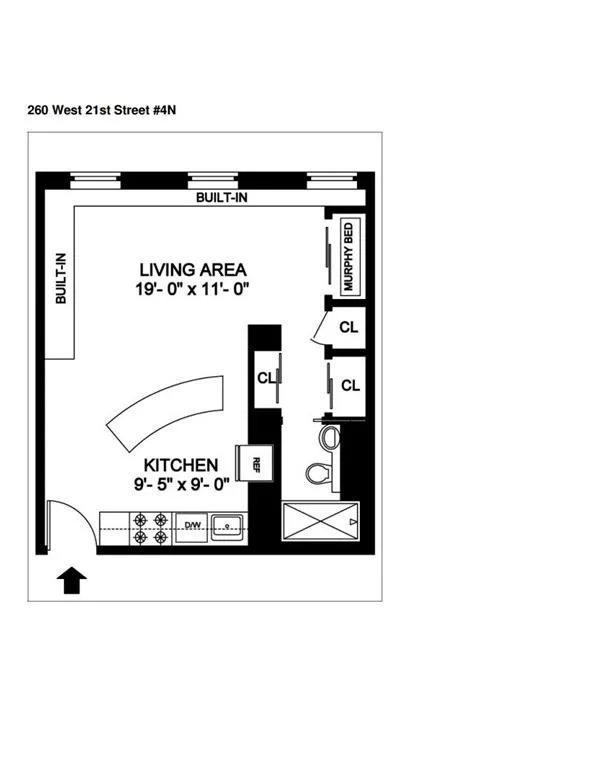 Unit for sale at 260 W 21st Street, Manhattan, NY 10011