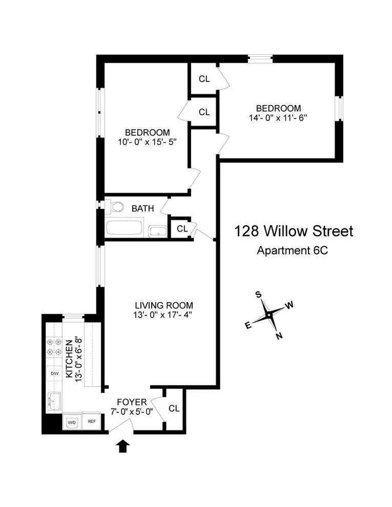 Unit for sale at 128 WILLOW Street, Brooklyn, NY 11201
