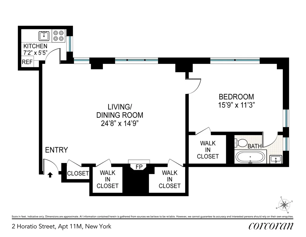 Unit for sale at 2 Horatio Street, Manhattan, NY 10014
