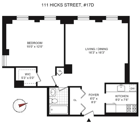 Unit for sale at 111 Hicks Street, Brooklyn, NY 11201