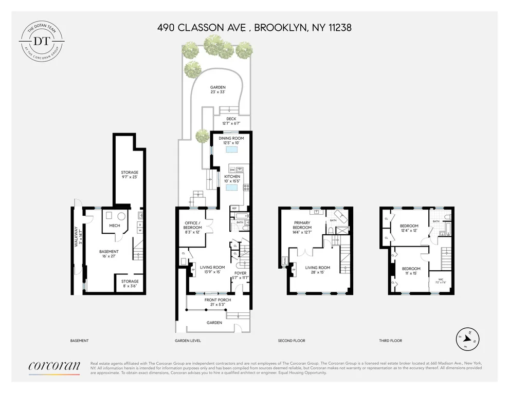 Unit for sale at 490 CLASSON Avenue, Brooklyn, NY 11238