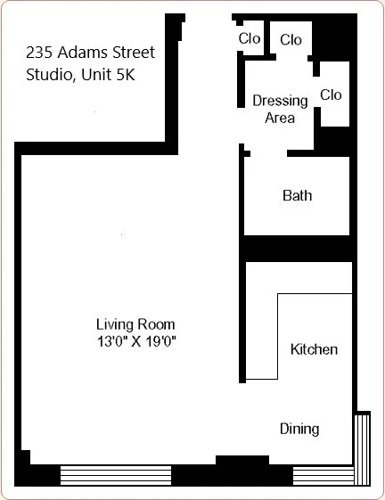Unit for sale at 235 ADAMS Street, Brooklyn, NY 11201