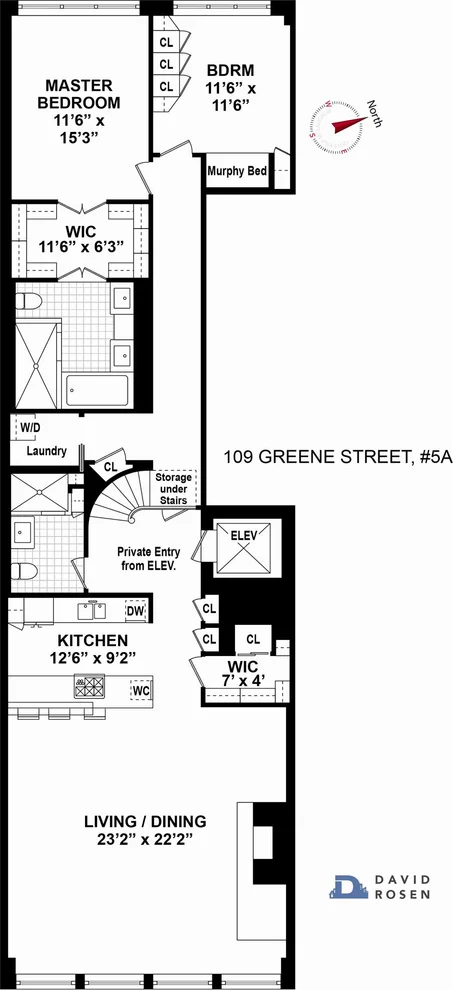 Unit for sale at 109 Greene Street, Manhattan, NY 10012