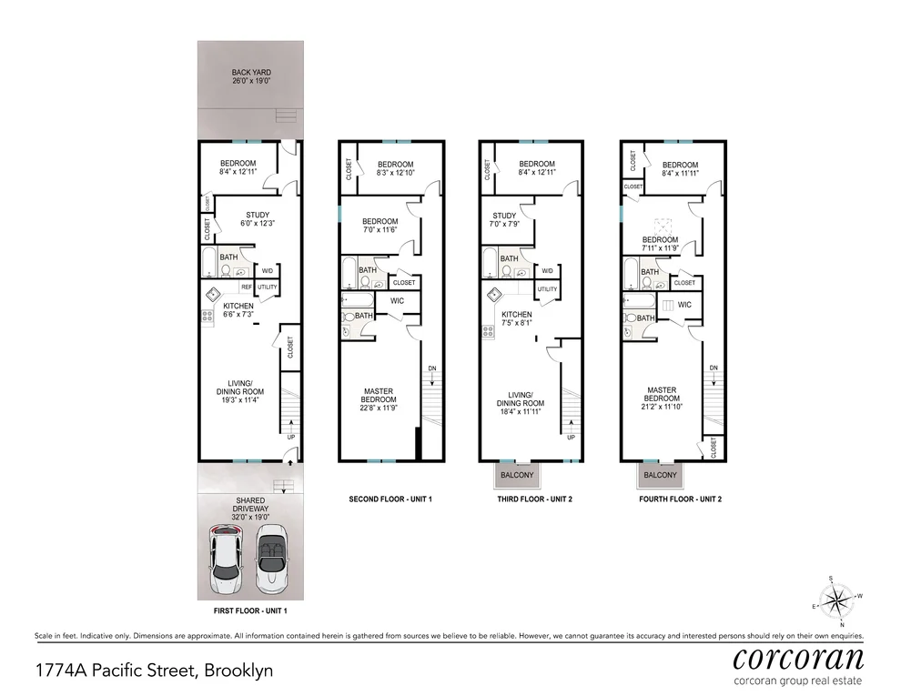 Unit for sale at 1774 PACIFIC Street, Brooklyn, NY 11233