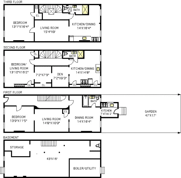 Unit for sale at 185 POWERS Street, Brooklyn, NY 11211