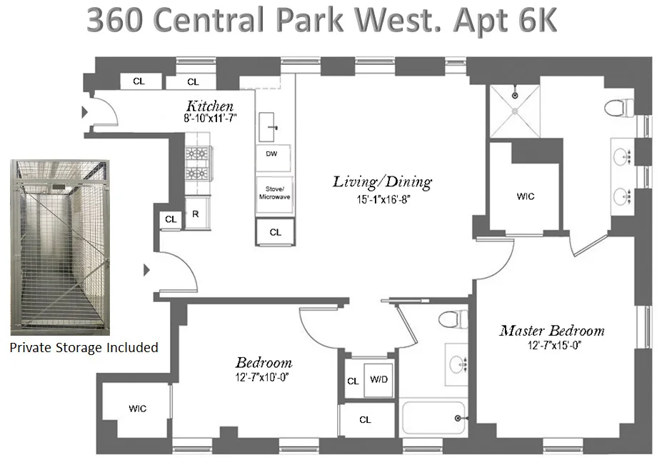 Unit for sale at 360 CENTRAL Park W, Manhattan, NY 10025